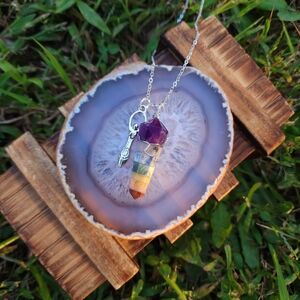 Spiral Goddess Chakra Necklace